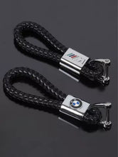 Load image into Gallery viewer, BMW Woven Leather Keychain
