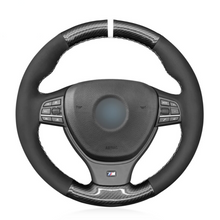 Load image into Gallery viewer, BMW Alcantara/Carbon Steering Wheel Cover 10
