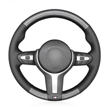 Load image into Gallery viewer, BMW Carbon/Leather Steering Wheel Cover 11
