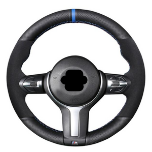 BMW Genuine Leather/Alcantara Steering Wheel Cover 1