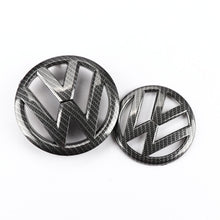 Load image into Gallery viewer, VW Golf Mk6 Carbon Fibre Front + Rear Badges
