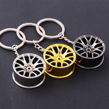 Load image into Gallery viewer, Metal Keychain - Car Wheel
