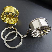 Load image into Gallery viewer, Metal Keychain - Car Wheel
