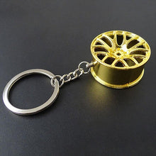 Load image into Gallery viewer, Metal Keychain - Car Wheel
