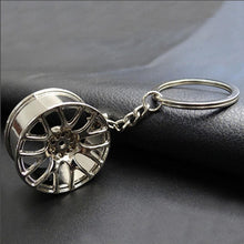 Load image into Gallery viewer, Metal Keychain - Car Wheel
