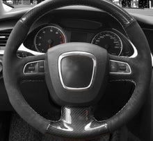 Load image into Gallery viewer, Audi Alcantara/Carbon Fibre Steering Wheel Cover 1
