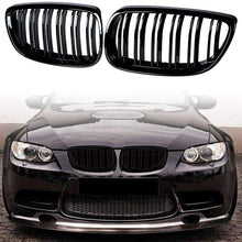 Load image into Gallery viewer, BMW E92 E93 M3 Gloss Black Kidney Grilles
