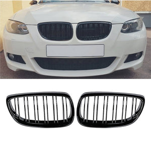 BMW E92 E93 M3 Gloss Black Kidney Grilles