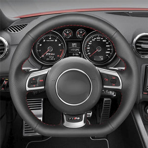 Audi Genuine Leather/Alcantara Steering Wheel Cover 5