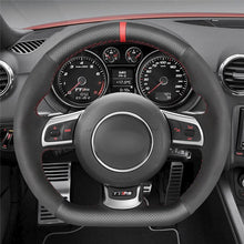 Load image into Gallery viewer, Audi Genuine Leather/Alcantara Steering Wheel Cover 5
