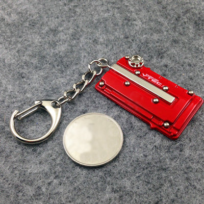 Metal Keychain - Honda VTEC Engine