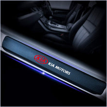 Load image into Gallery viewer, 4x Carbon Fibre Door Sill Protectors - KIA
