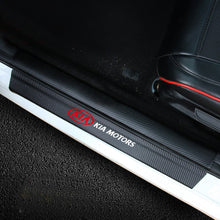 Load image into Gallery viewer, 4x Carbon Fibre Door Sill Protectors - KIA
