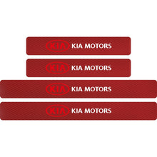 Load image into Gallery viewer, 4x Carbon Fibre Door Sill Protectors - KIA
