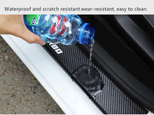 Load image into Gallery viewer, 4x Carbon Fibre Door Sill Protectors - KIA
