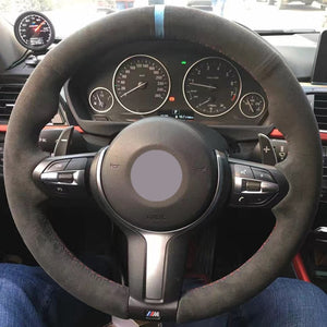 BMW Alcantara Steering Wheel Cover 8