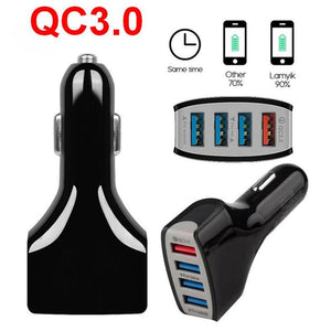 4 Ports USB Car Charger