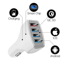 Load image into Gallery viewer, 4 Ports USB Car Charger
