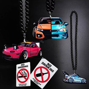 Acrylic Hanging Pendant/Air Fresheners - Various Designs