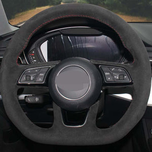 Audi Alcantara Steering Wheel Cover 4