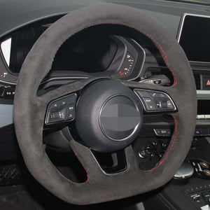 Audi Alcantara Steering Wheel Cover 4