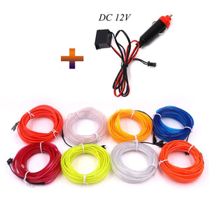 EL Lighting Wire LED - Various Lengths and Colours