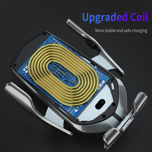 Automatic Clamping Wireless Charging Phone Holder