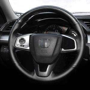 Honda Leather/Carbon Steering Wheel Cover 3