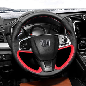 Honda Leather/Carbon Steering Wheel Cover 3