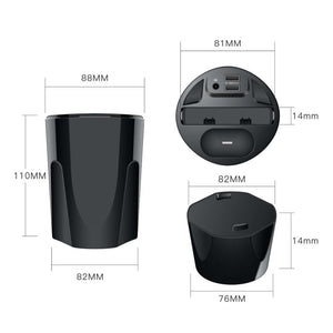 4-in-1 Fast Wireless Charger for Cup Holder