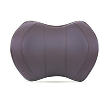 Load image into Gallery viewer, Leather Memory Neck Pillow
