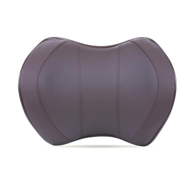 Leather Memory Neck Pillow