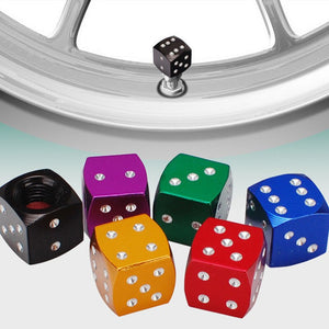 4x Aluminium Dice Dust Caps