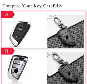 Carbon Fibre Key Cover For BMW