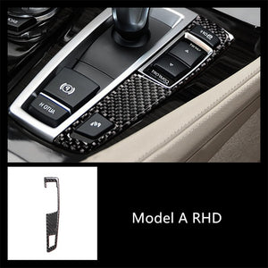 BMW Carbon Fibre Centre Console Trims - F10 F07 F25 F26 RHD