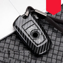 Load image into Gallery viewer, Gloss Carbon Fibre Key Cover for BMW
