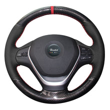 Load image into Gallery viewer, BMW Carbon Fibre/Perforated Leather Steering Wheel Cover 2
