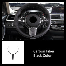 Load image into Gallery viewer, BMW Carbon Fibre Steering Wheel Trim - F Series
