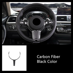 BMW Carbon Fibre Steering Wheel Trim - F Series