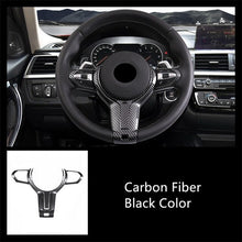 Load image into Gallery viewer, BMW Carbon Fibre Steering Wheel Trim - F Series
