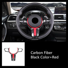 Load image into Gallery viewer, BMW Carbon Fibre Steering Wheel Trim - F Series
