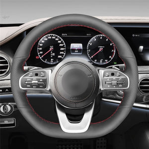 Mercedes Leather/Alcantara Steering Wheel Cover 2