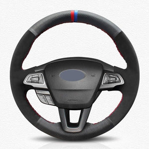 Ford Leather/Alcantara Steering Wheel Cover 1