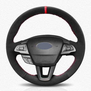 Ford Leather/Alcantara Steering Wheel Cover 1