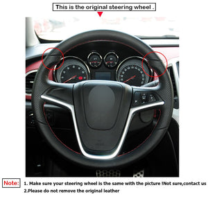 Vauxhall Alcantara/Leather Steering Wheel Cover 3