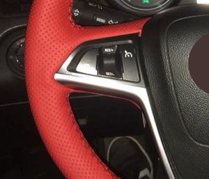 Vauxhall Alcantara/Leather Steering Wheel Cover 3