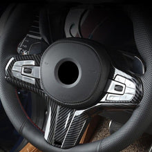 Load image into Gallery viewer, BMW Carbon Fibre Steering Wheel Trim - G Series
