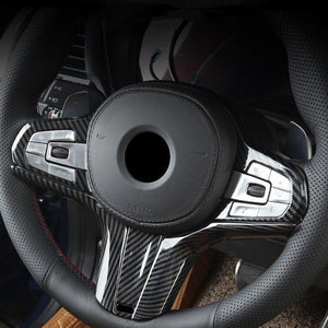 BMW Carbon Fibre Steering Wheel Trim - G Series