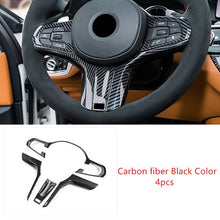 Load image into Gallery viewer, BMW Carbon Fibre Steering Wheel Trim - G Series
