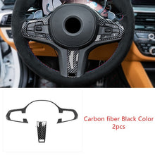 Load image into Gallery viewer, BMW Carbon Fibre Steering Wheel Trim - G Series
